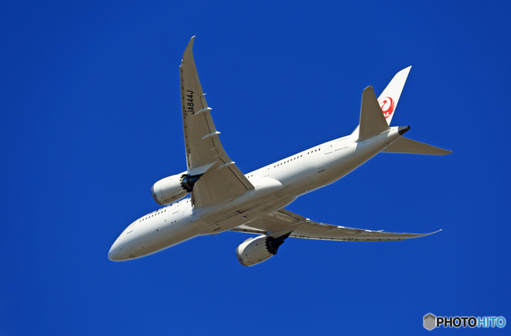 「そらー」 JAL 787-8 JA844J出発 