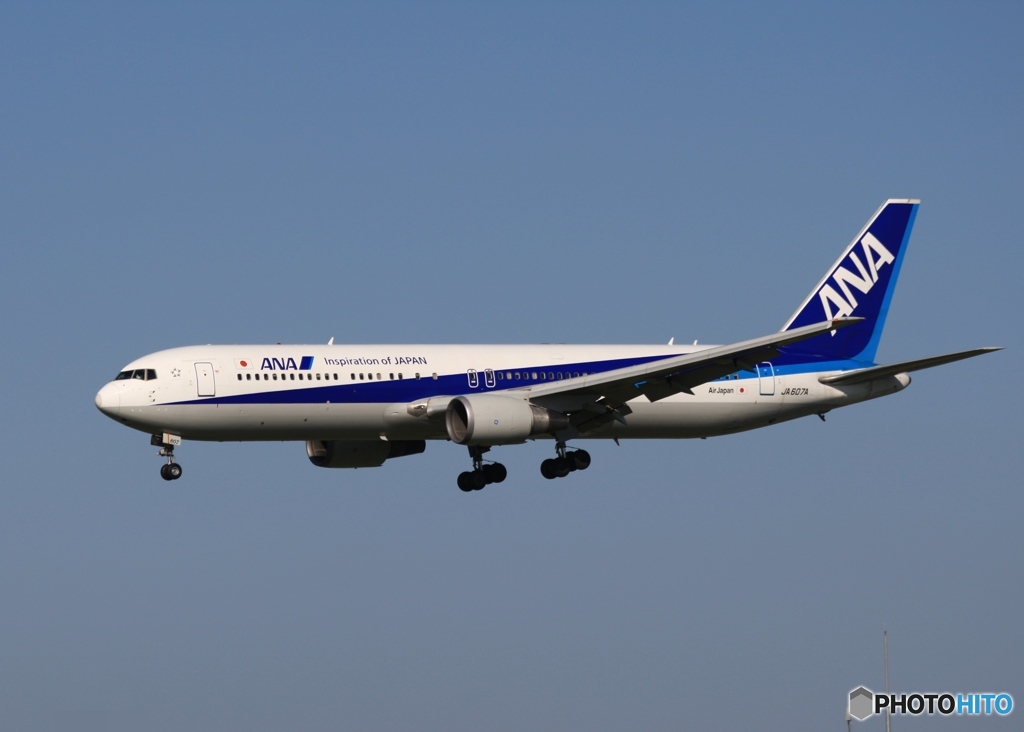 ANA 767-300ER　着陸　