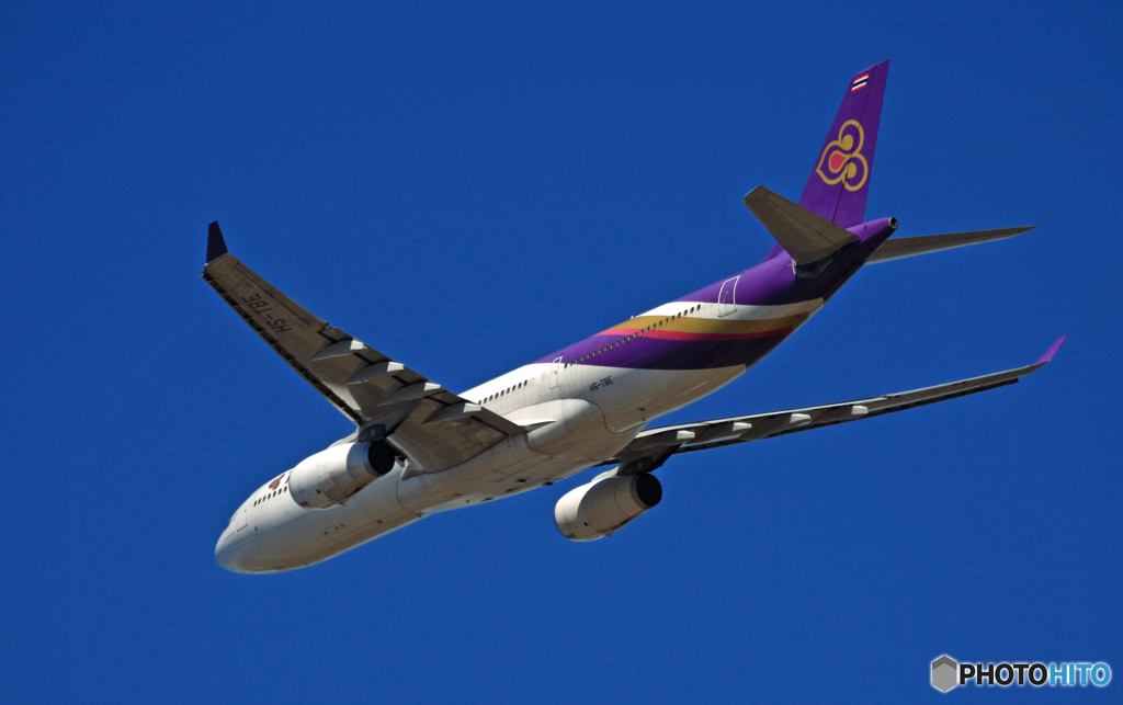 THAI A330-343 HS-TBE 離陸 