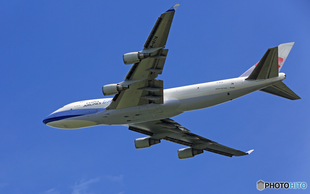 離陸China 747-400F B-18716/ジャンボ保存委員会