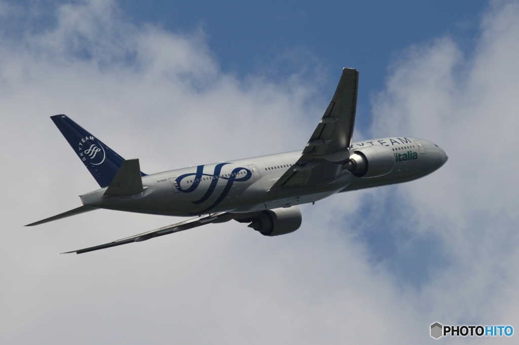 Alitalia 777-243 出発　