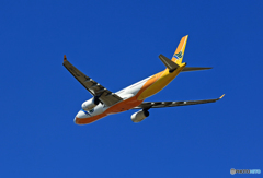 「良い天気」 CEBU A330-343 RP-C3345飛び立ち