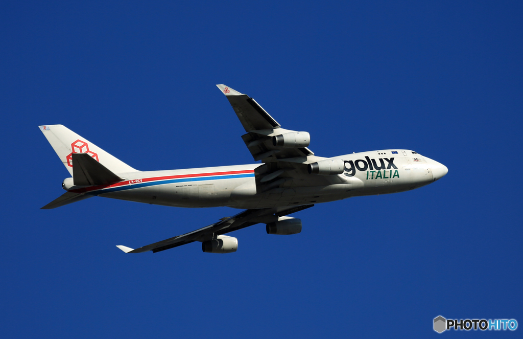 Cargolux 747-400 出発　