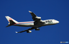 Cargolux 747-400 出発　