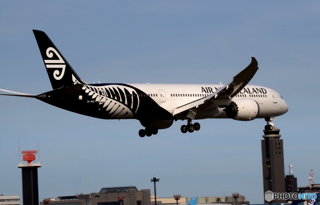 Air New Zealand 787-9 到着　