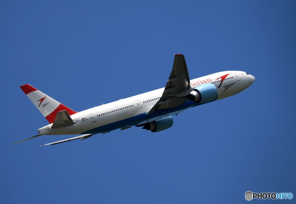 Austrian 777-200 離陸　