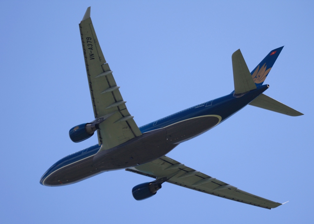 飛行　vietnam A330-200 