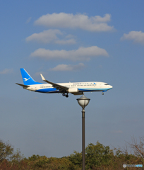 「雲」と　Xiamen 737-800 B-5433