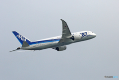 飛び立ち ANA 787-8 JA820A