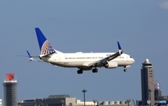 到着　UNITED 737-824 ｼﾐﾀｰﾙ　