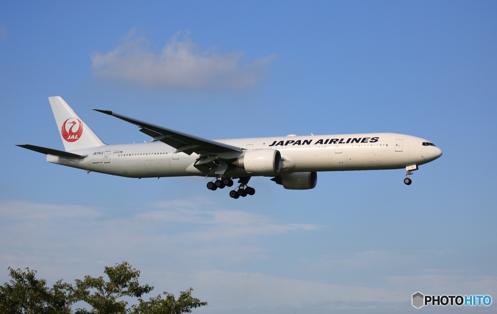 到着　JAL 777-346ER