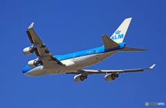 KLM 747-400 PH-BFT 離陸 