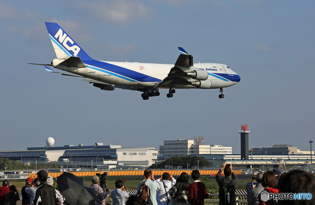 皆で　NCA 747-400F JA05KZ