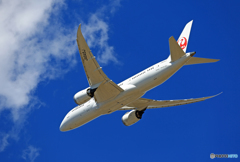 「青い空」が一番 JAL 787-8 JA845J出発