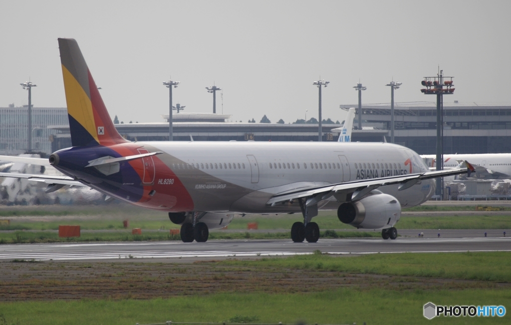 ASIANA A321-200 離陸
