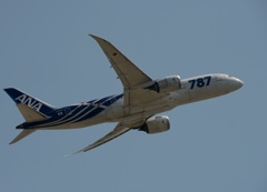 離陸  ANA 787-8 