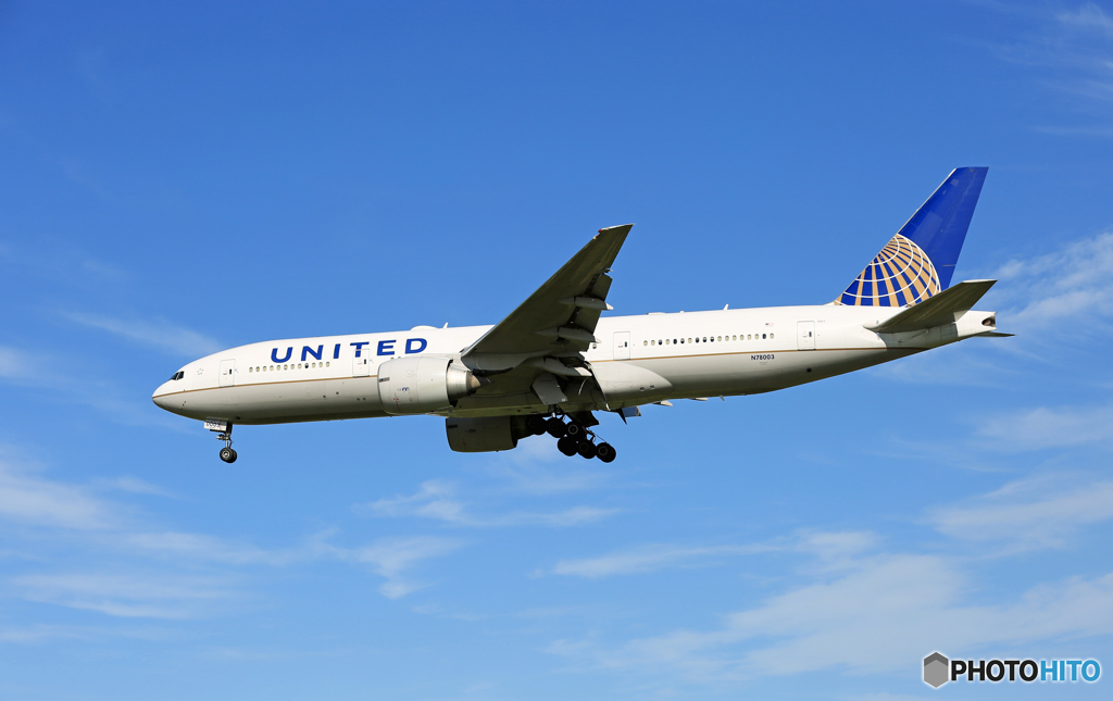「青い空」 UNITED 777-224 N78003