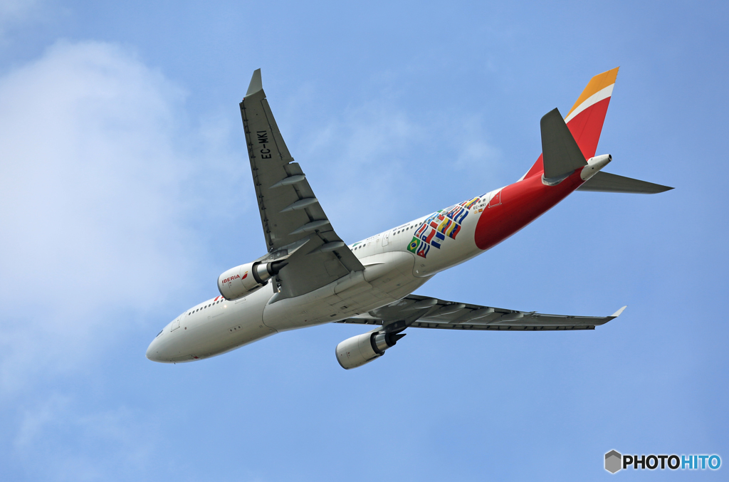 「良い天気」 IBERIA A330-202 EC-MKI 離陸 