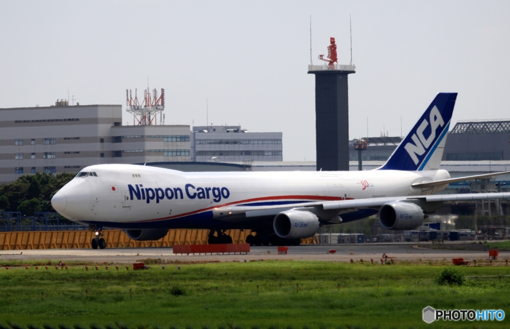 NCA ７４７ジャンボ機 出発　