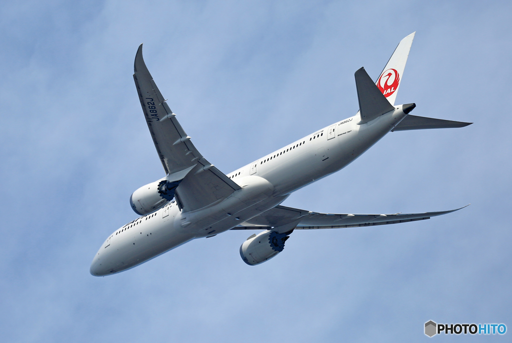 離陸 JAL 787-9 JA862J