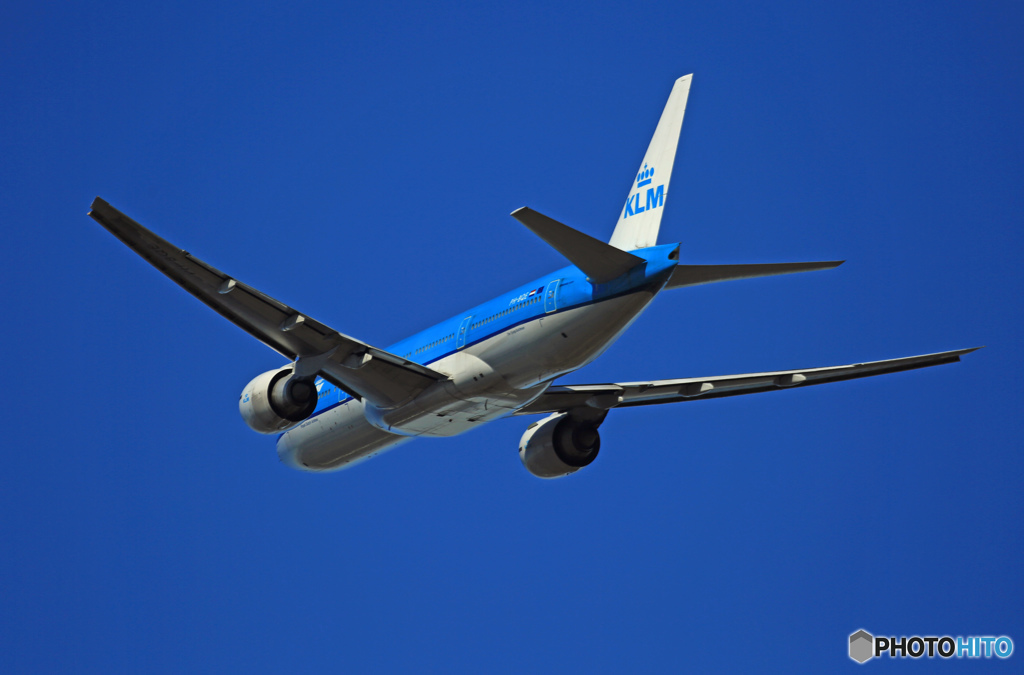 KLM 777 出発 
