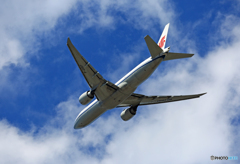 「良い空～」 Air China 777-FFT B-2097出発