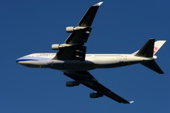 離陸（391）Air China 747-400 