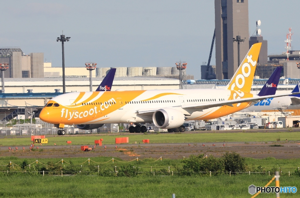 scoot 787-9  離陸　
