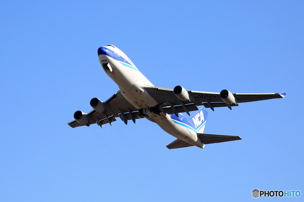「青空」 NCA 747-400F JA05KZジャンボ機