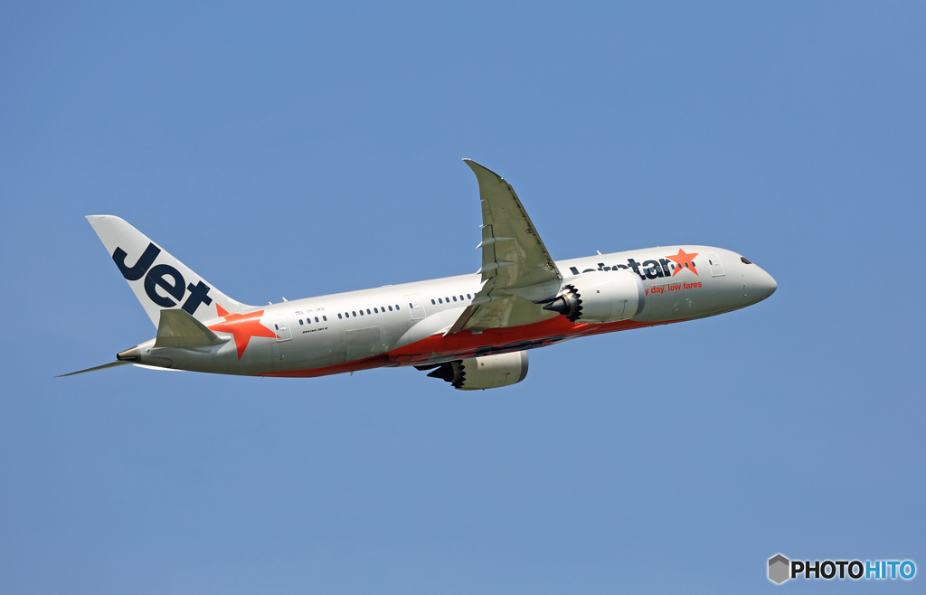 飛行 Jetstar 787-8 VH-NKD