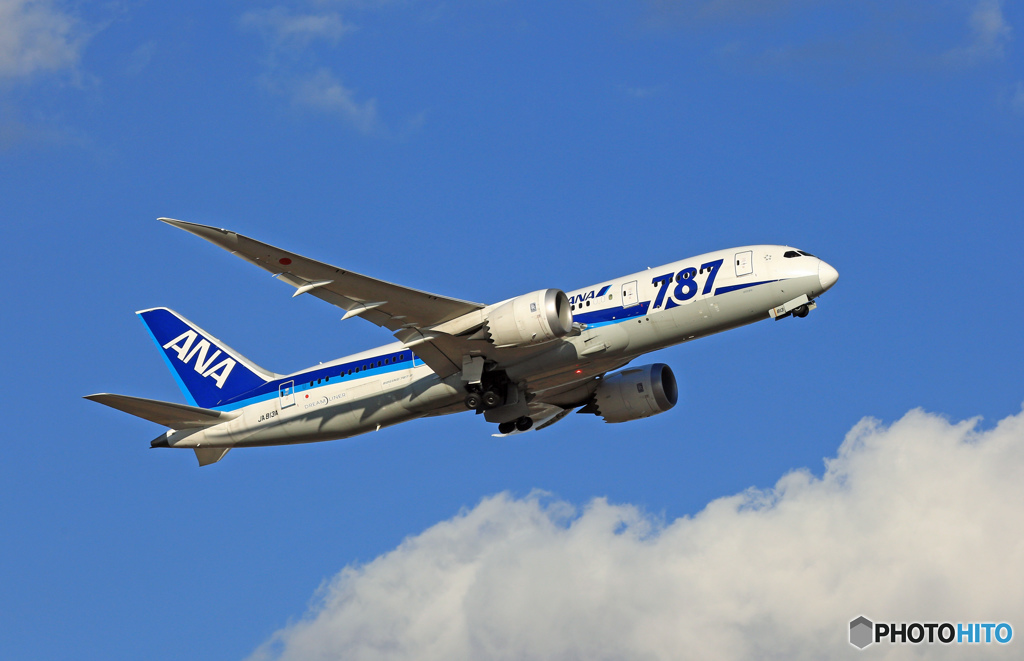 ANA 787-8 JA813A 飛び立ち　