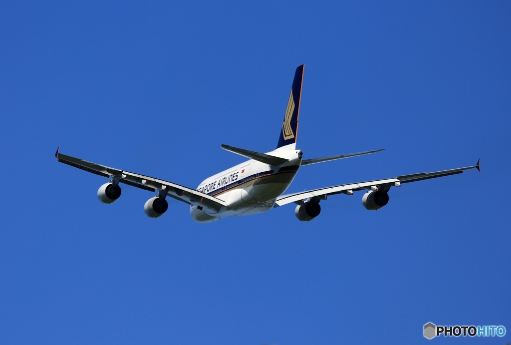 出発　Singapore A380-841
