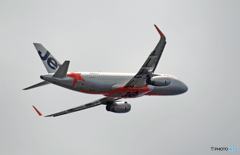 Jetstar A320-232 JA08JJ 飛び立ち 