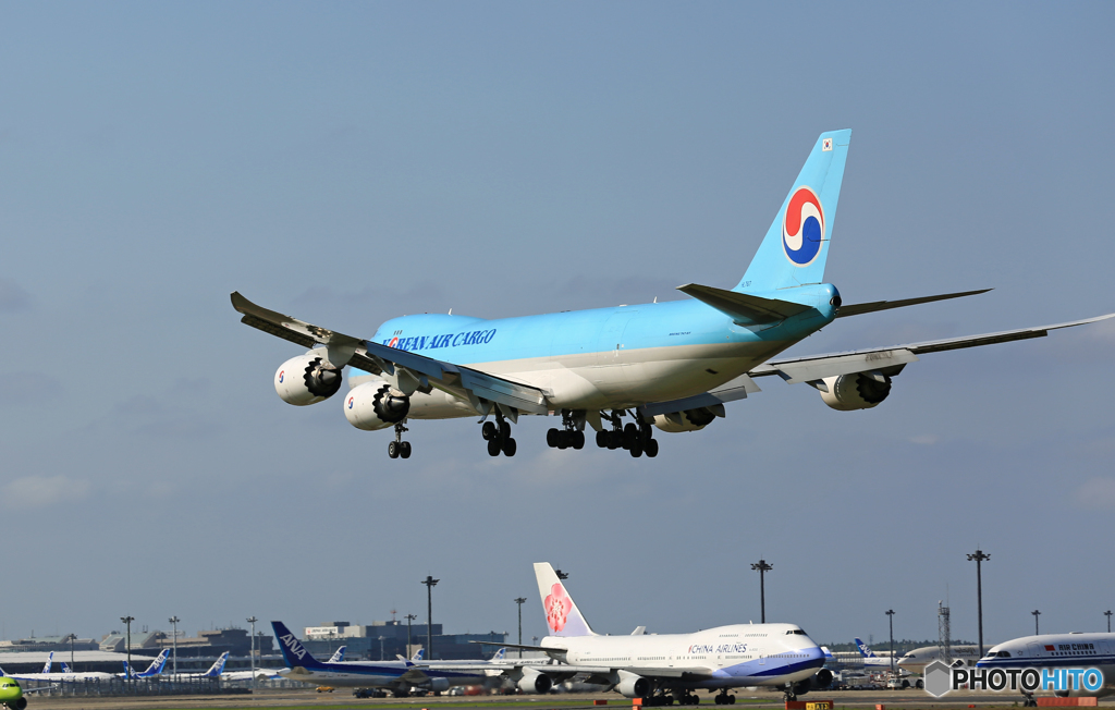 到着 KOREAN Cargo 747-8F HL7617