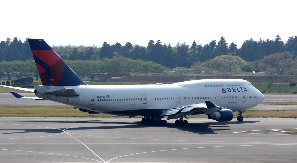 出発（114）DELTA 747-400  　　