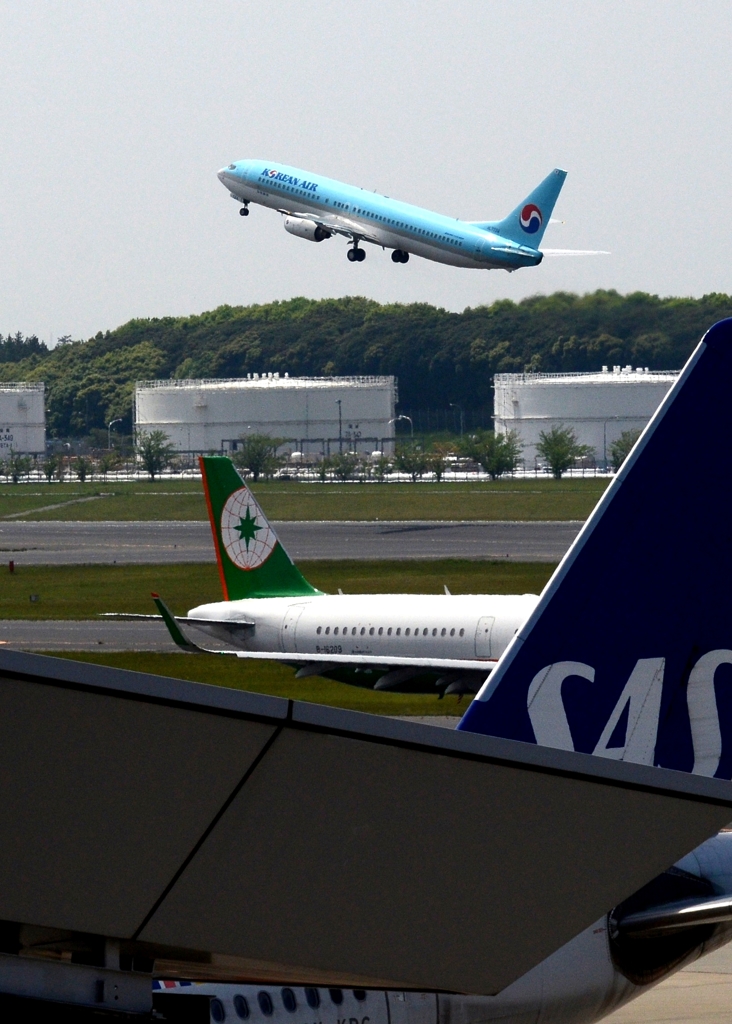 飛び立ち（6）Korean 737-900