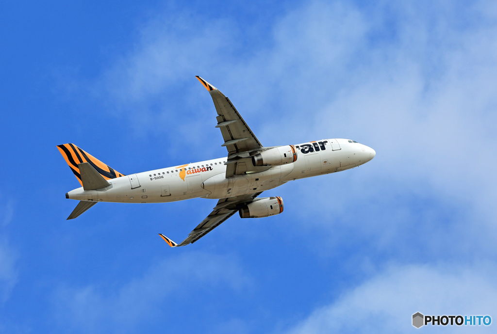 飛行 tigerair A320-232 B-50016