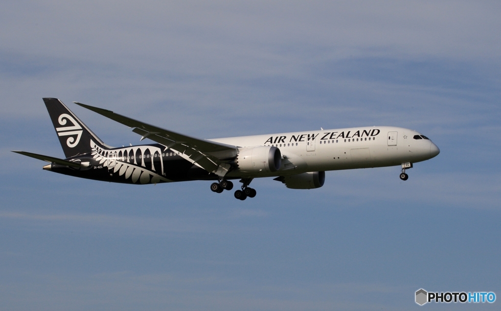 Air New Zealand 787-9 着陸　