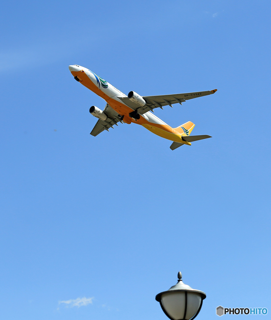 「晴れ」 CEBU A320-343 RP-C3342 出発