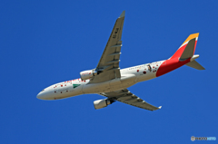 「すかい」 IBERIA A330-202 EC-MJA 飛び立ち