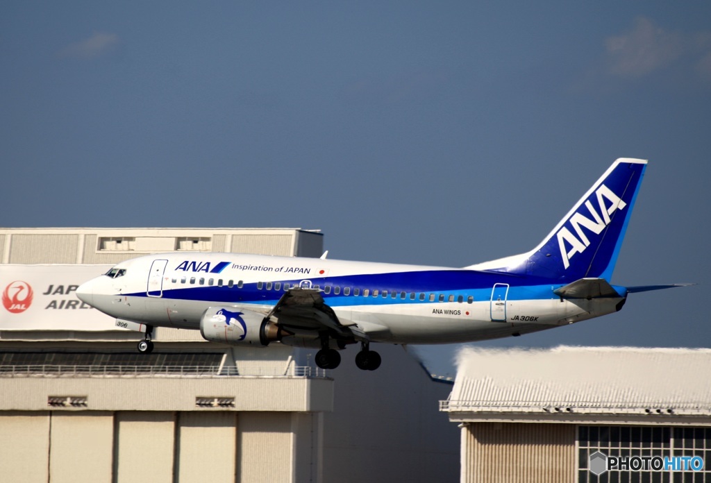 ANA 737-54K 到着　