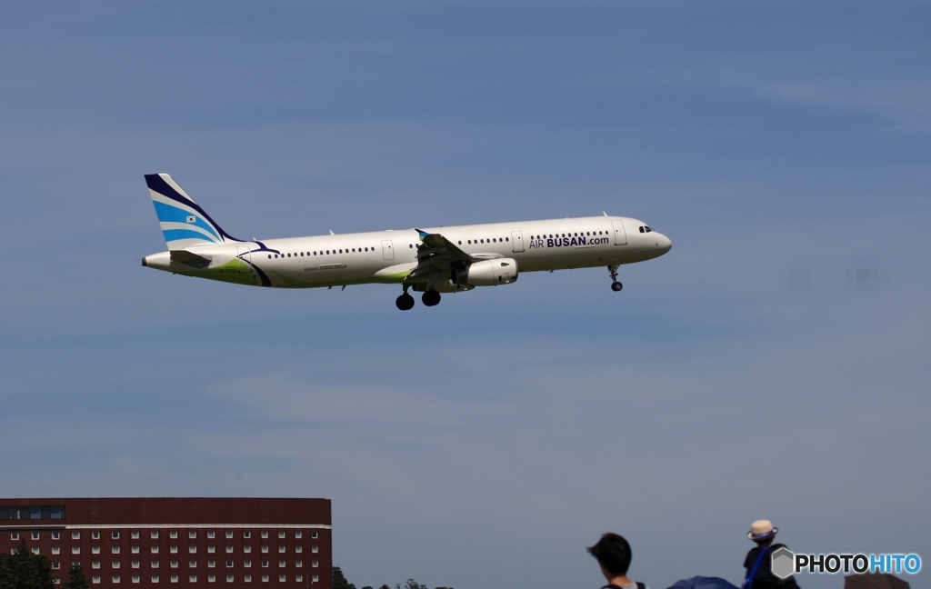Air Busan A321-231 着陸　