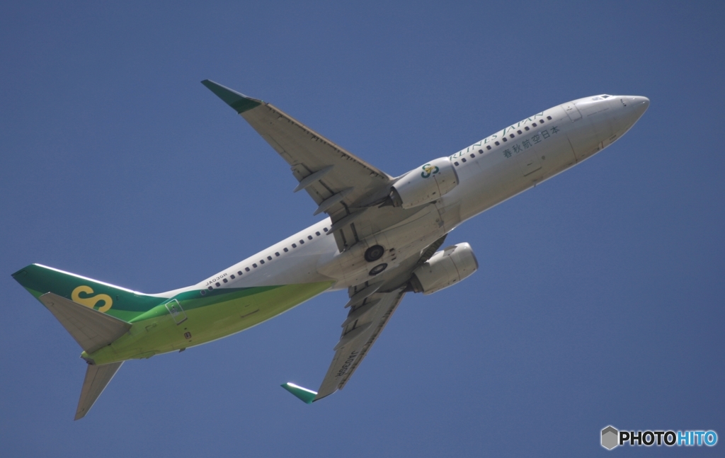 春秋 737-800 離陸