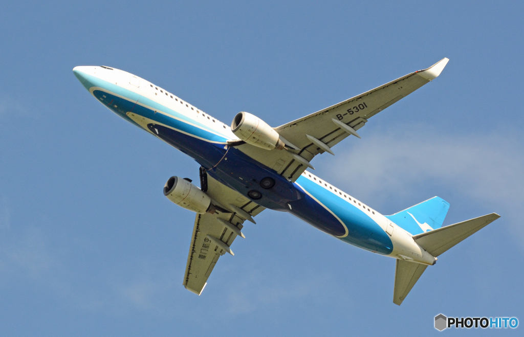 離陸アモイ 737-800 B-5301