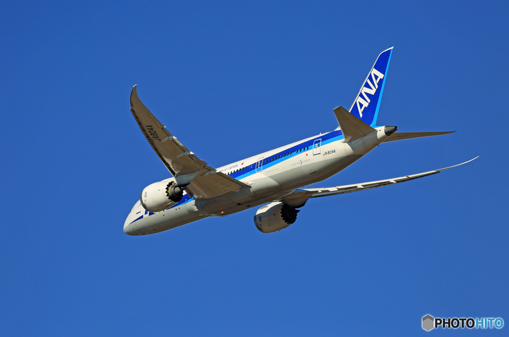 出発 ☀ANA 787-8 JA804A