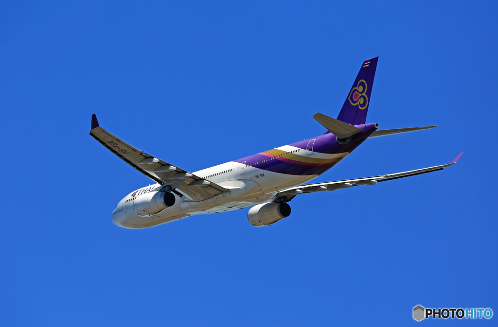 出発 Thai A330-343 HS-TBA