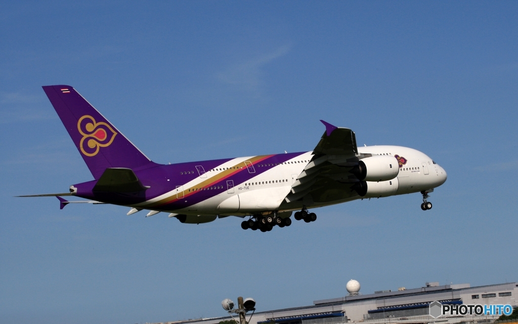 Thai A380-841 到着