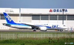 ANA 787-8 出発　