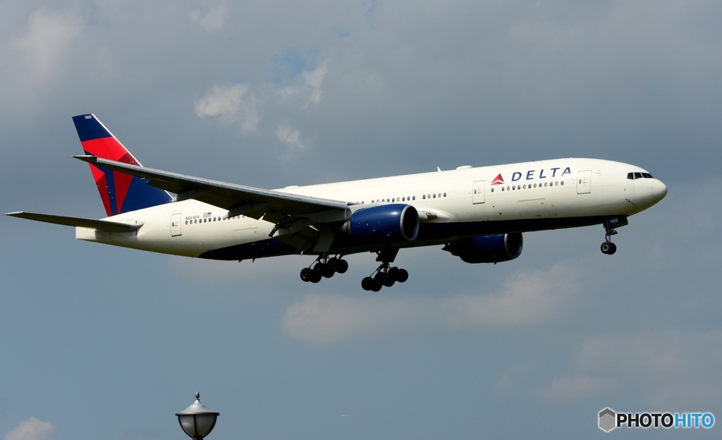Delta 777-200 着陸　