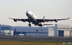 SAS A340-313 OY-KBM 出発 